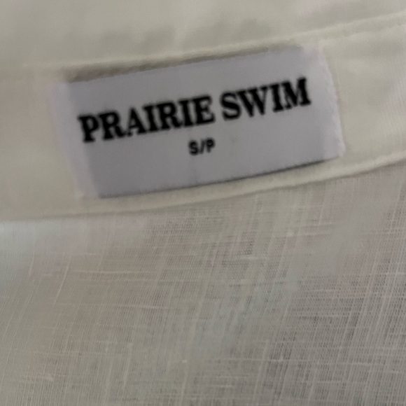 Prairie Swim linen top in a size small. - Picture 3 of 3